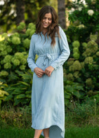 Hazel Chambray Long Sleeve Dress - Che Cose Belle