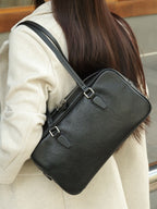 Head Layer Cowhide Women's Bag Cross-border New Armpit Bag Bowling Bag Tote Bag Niche High-end Leather Handbag - Che Cose Belle