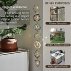 Healing Crystal Energy Wind Chime, 7 Chakra Crystal Sunlight Catcher, Meditation Home Decoration, Gem Wall Decoration, Birthday Gift, Healing Crystal Energy Sunlight Catcher - Che Cose Belle