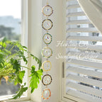 Healing Crystal Energy Wind Chime, 7 Chakra Crystal Sunlight Catcher, Meditation Home Decoration, Gem Wall Decoration, Birthday Gift, Healing Crystal Energy Sunlight Catcher - Che Cose Belle