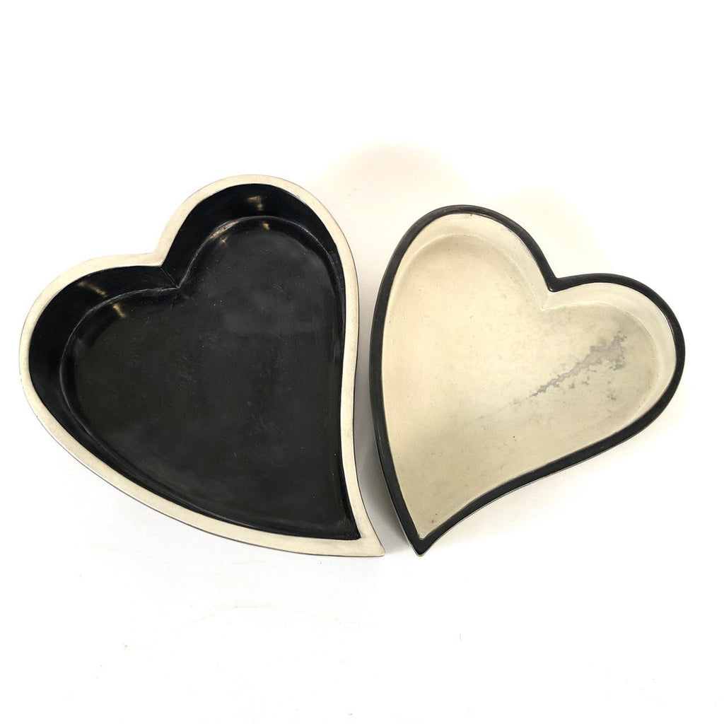 Heart Bowls Black + White - Che Cose Belle