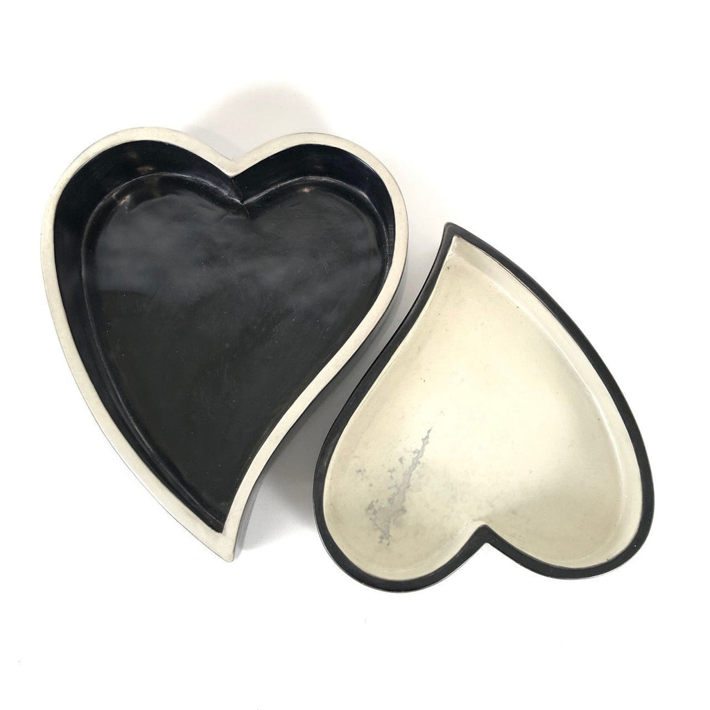 Heart Bowls Black + White - Che Cose Belle