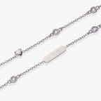 Heart Chain Double Strand Bracelet - Che Cose Belle