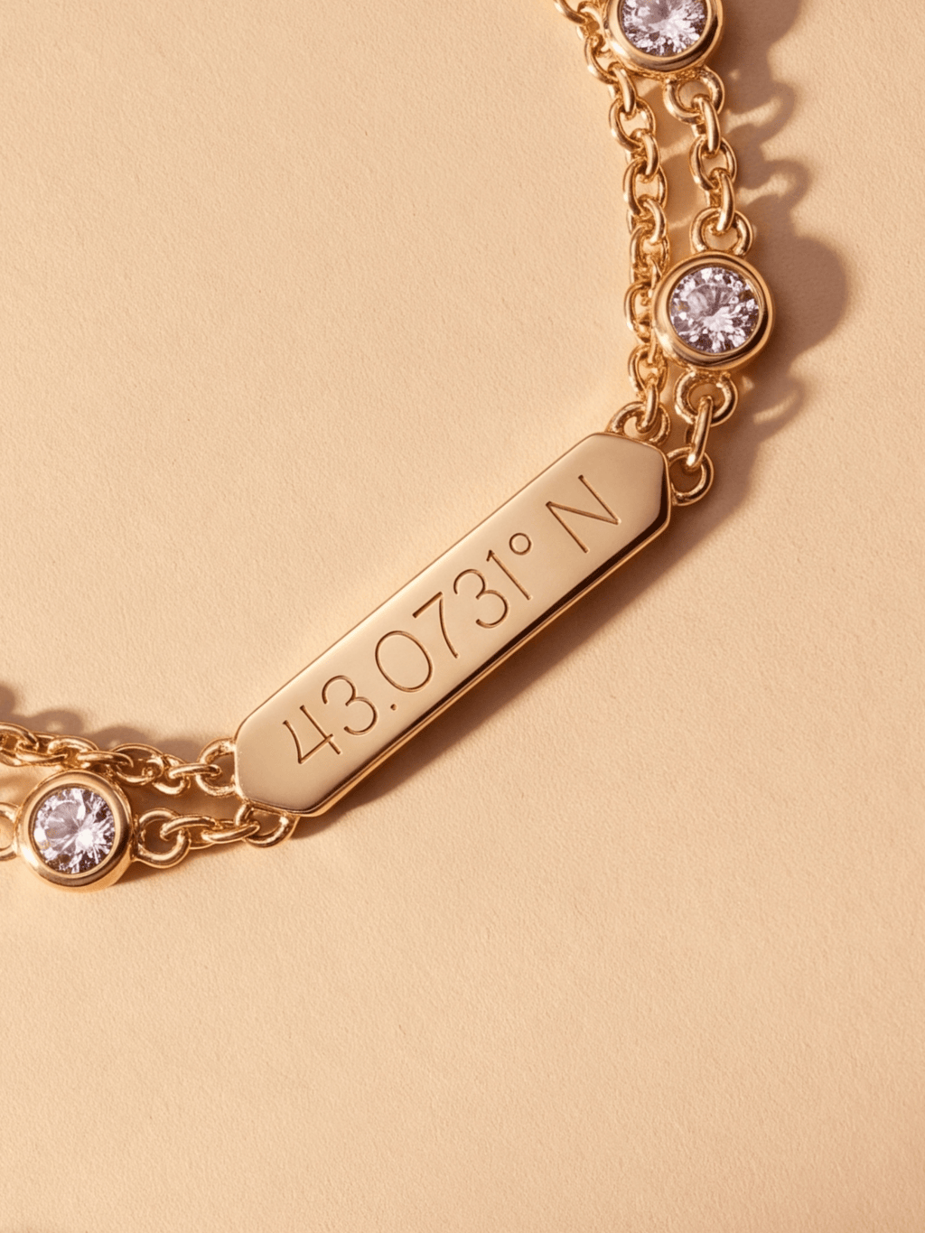 Heart Chain Double Strand Bracelet - Che Cose Belle