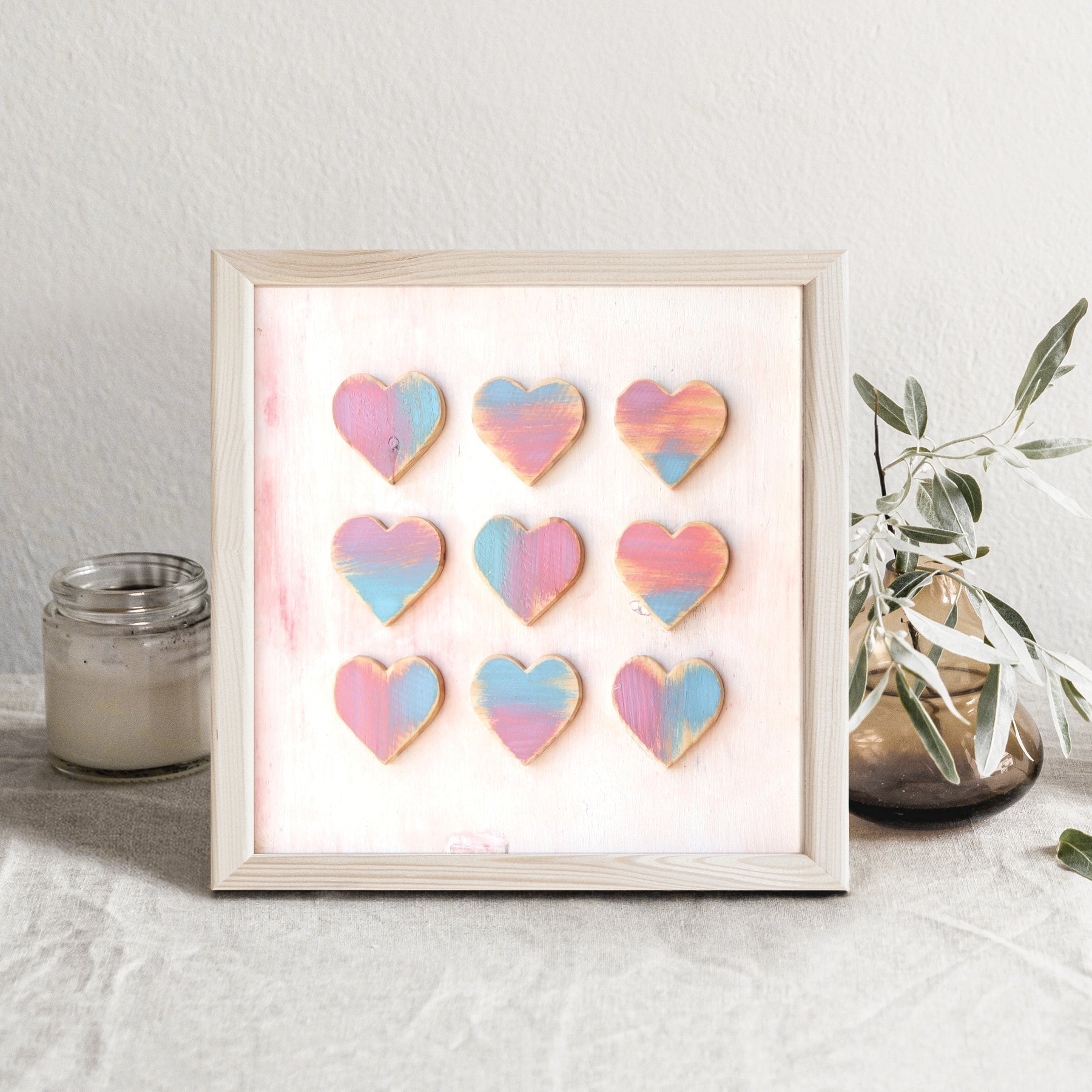 Heart Grid Art Prints - Che Cose Belle
