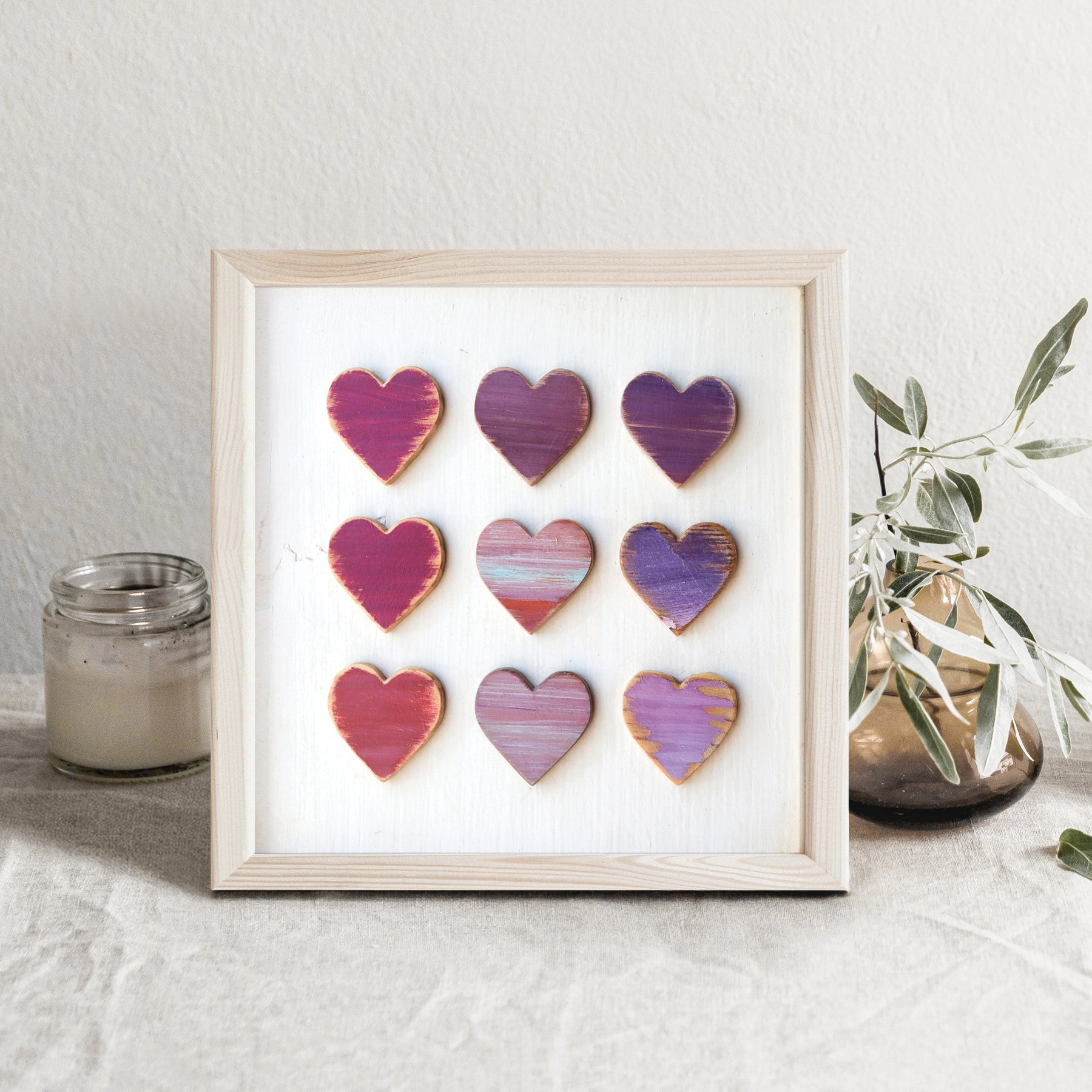 Heart Grid Art Prints - Che Cose Belle