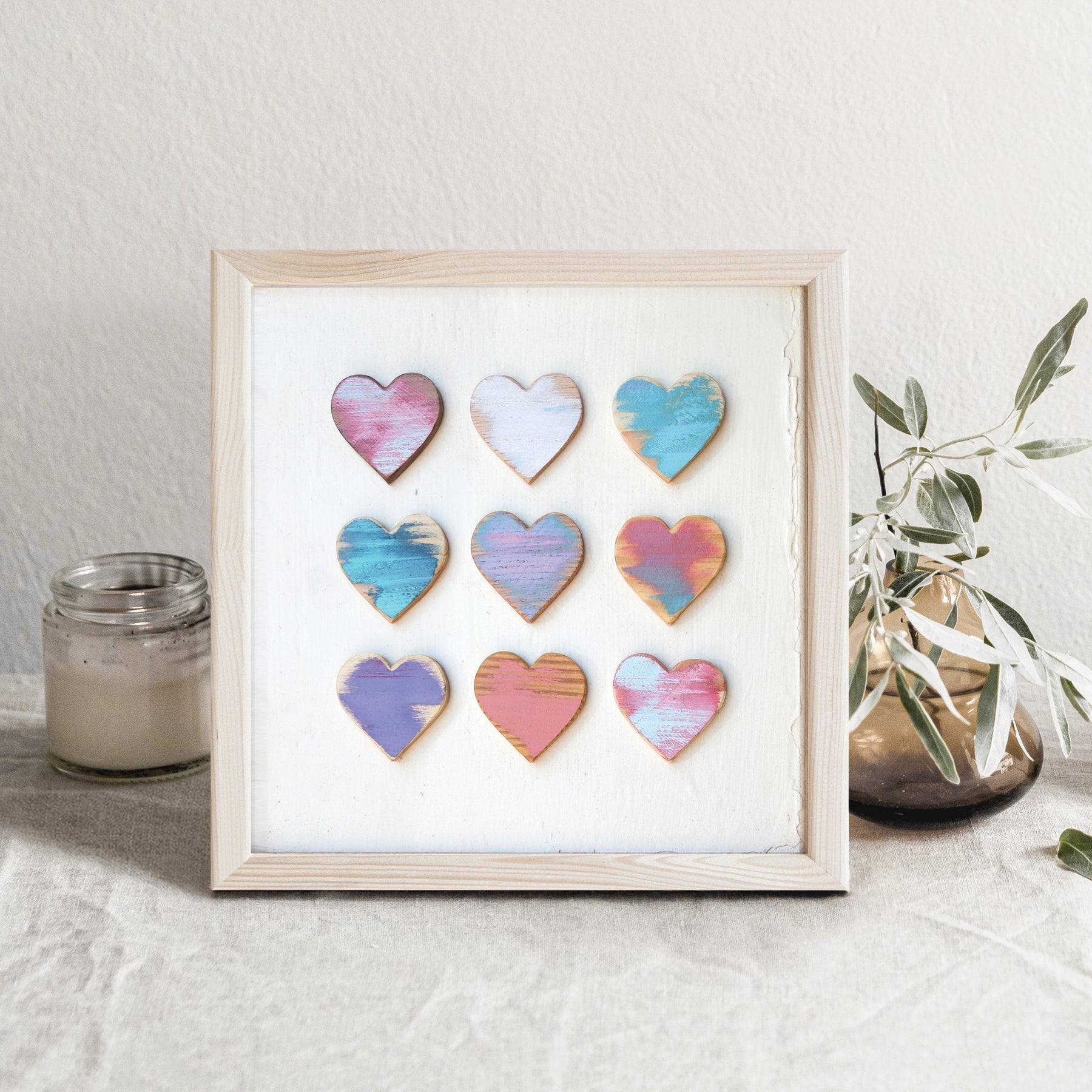 Heart Grid Art Prints - Che Cose Belle