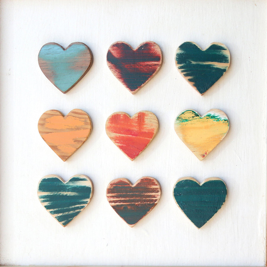 Heart Grid Art Prints - Che Cose Belle
