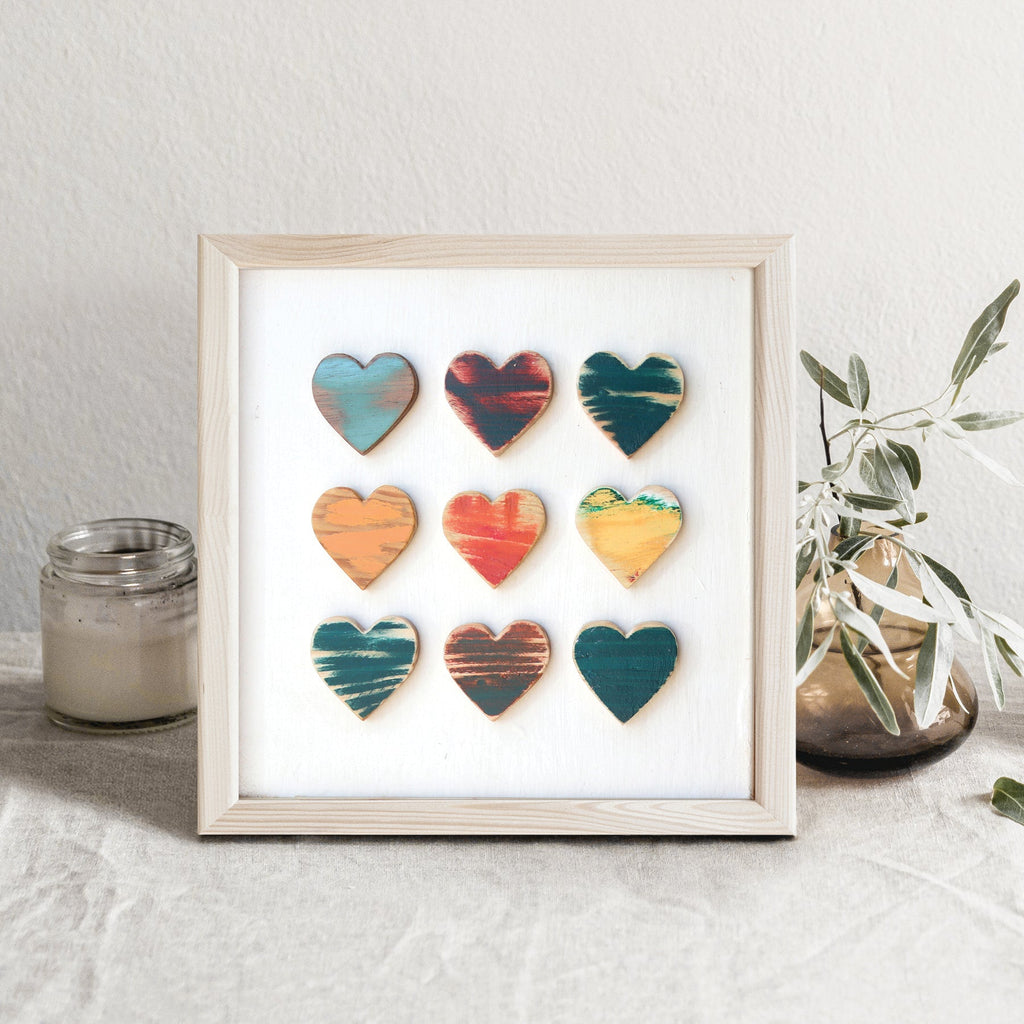 Heart Grid Art Prints - Che Cose Belle