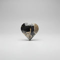 Heart Shaped Volcanic Polished Stone Natural Crystal Mineral Specimen - Che Cose Belle