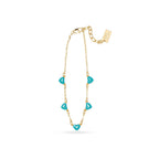 Heartfelt Charm: Chain of Hearts Bracelet - Che Cose Belle