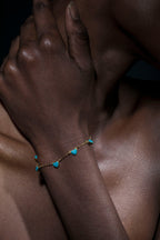 Heartfelt Charm: Chain of Hearts Bracelet - Che Cose Belle
