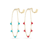 Heartfelt Charm: Chain of Hearts Bracelet - Che Cose Belle