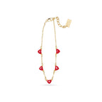 Heartfelt Charm: Chain of Hearts Bracelet - Che Cose Belle