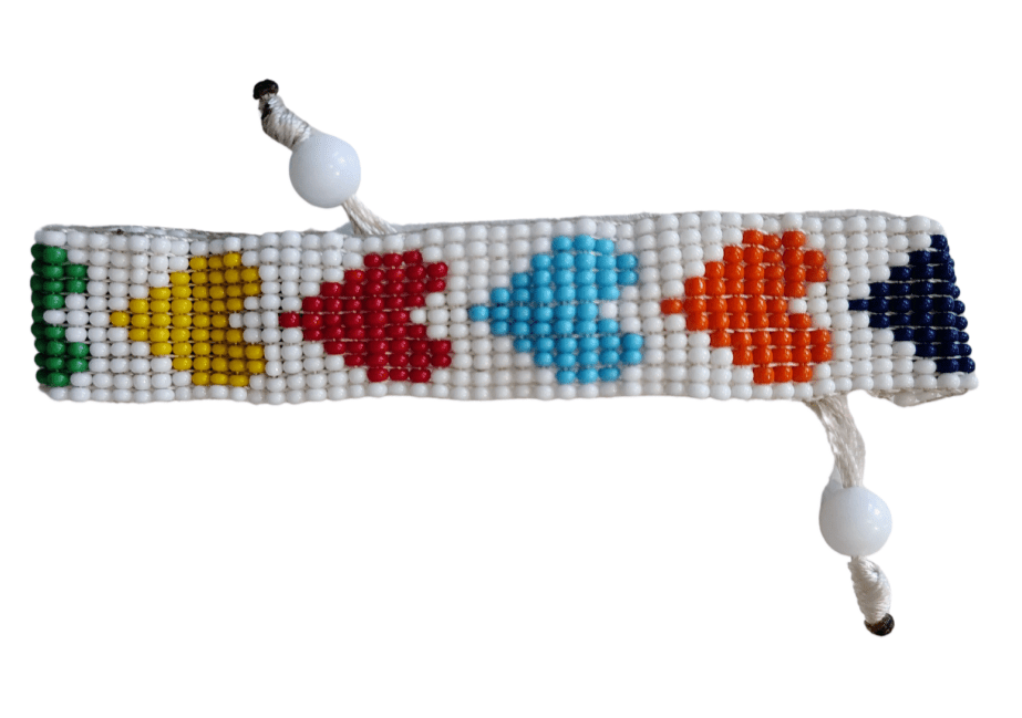 Hearts United Hand Beaded Bracelet - Che Cose Belle
