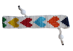 Hearts United Hand Beaded Bracelet - Che Cose Belle