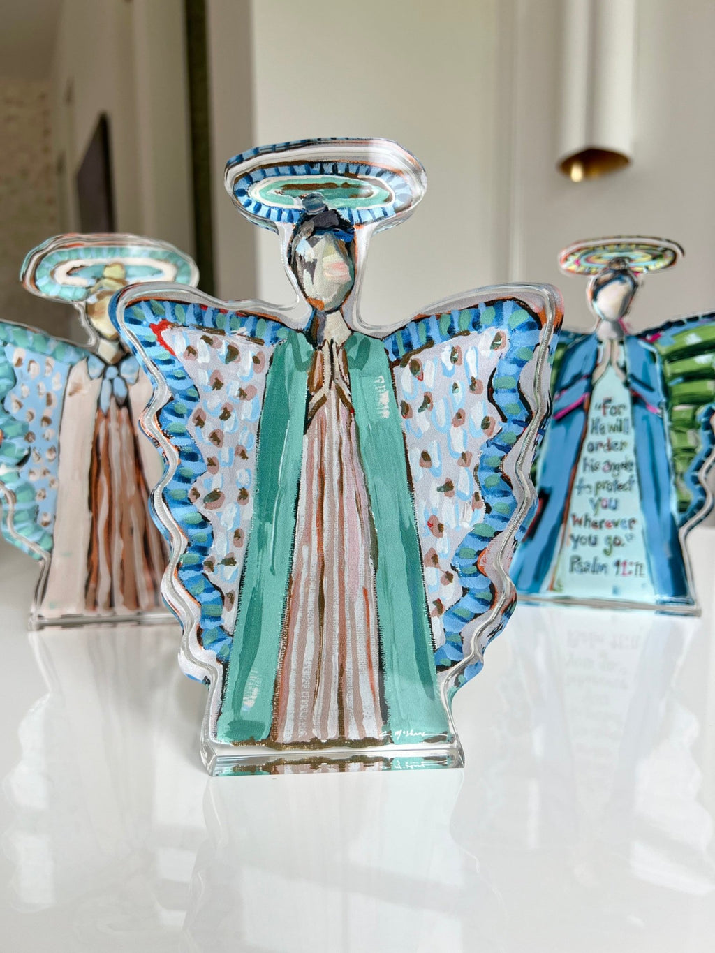 Heavenly Angel I Acrylic Tabletop Art - Che Cose Belle