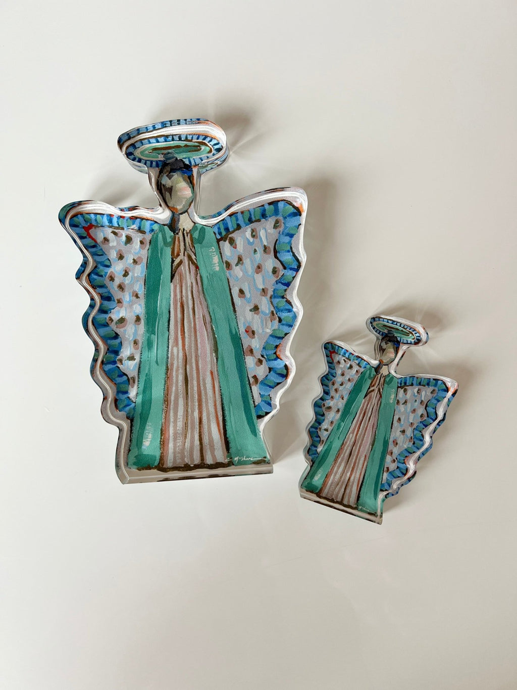 Heavenly Angel I Acrylic Tabletop Art - Che Cose Belle