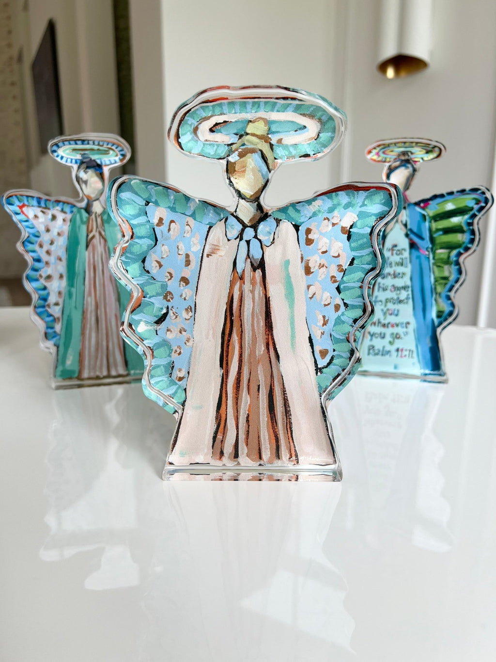 Heavenly Angel II Acrylic Tabletop Art - Che Cose Belle
