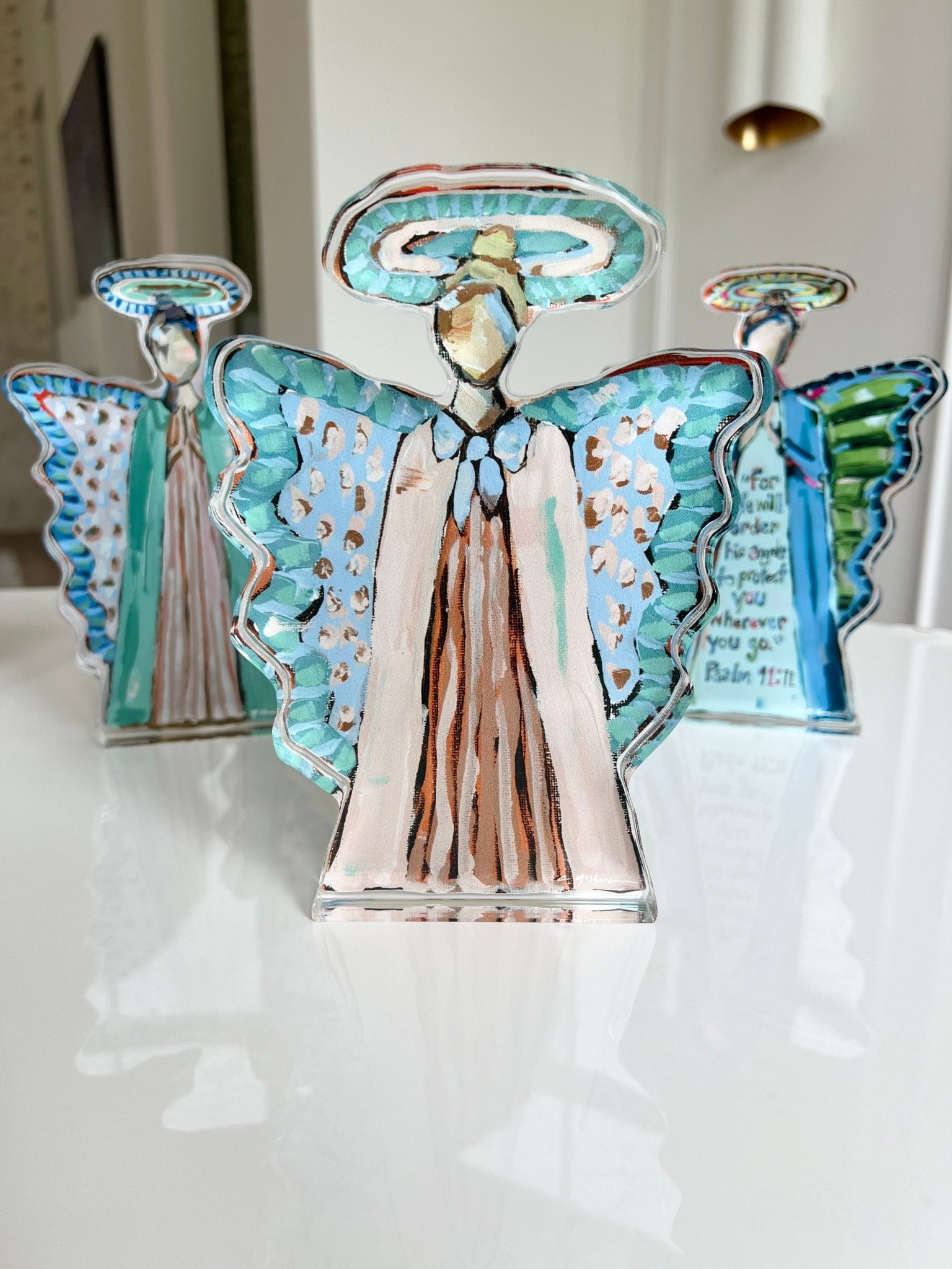 Heavenly Angel II Acrylic Tabletop Art - Che Cose Belle