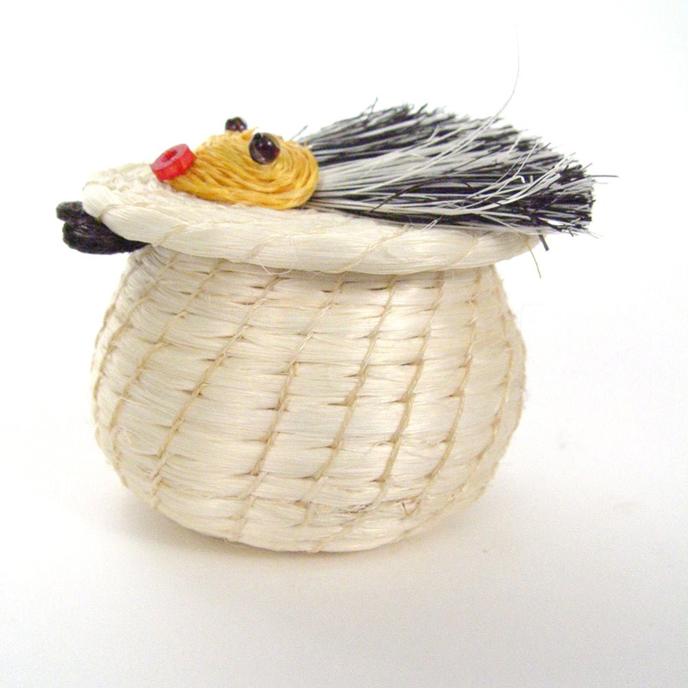 Hedgehog Lidded Basket - Che Cose Belle