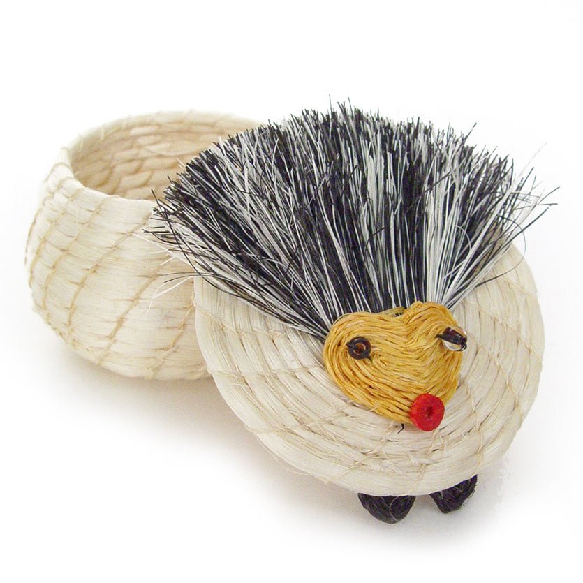 Hedgehog Lidded Basket - Che Cose Belle