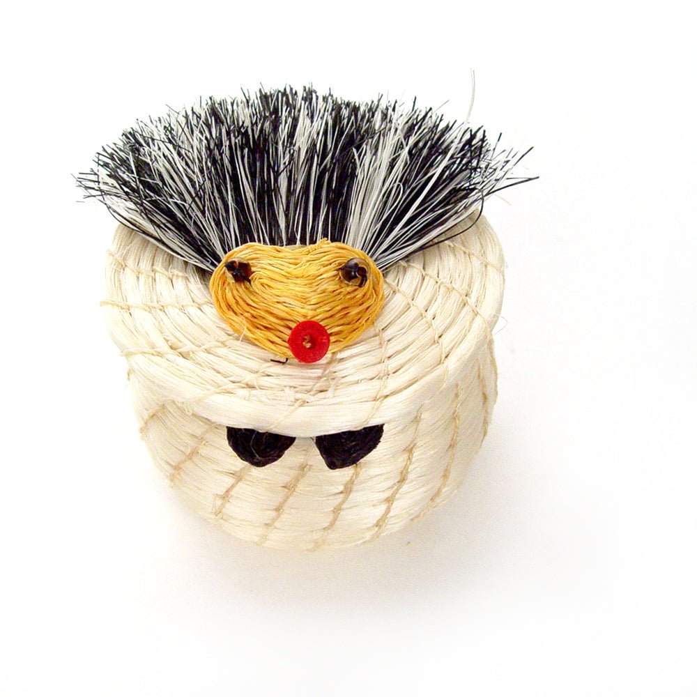 Hedgehog Lidded Basket - Che Cose Belle
