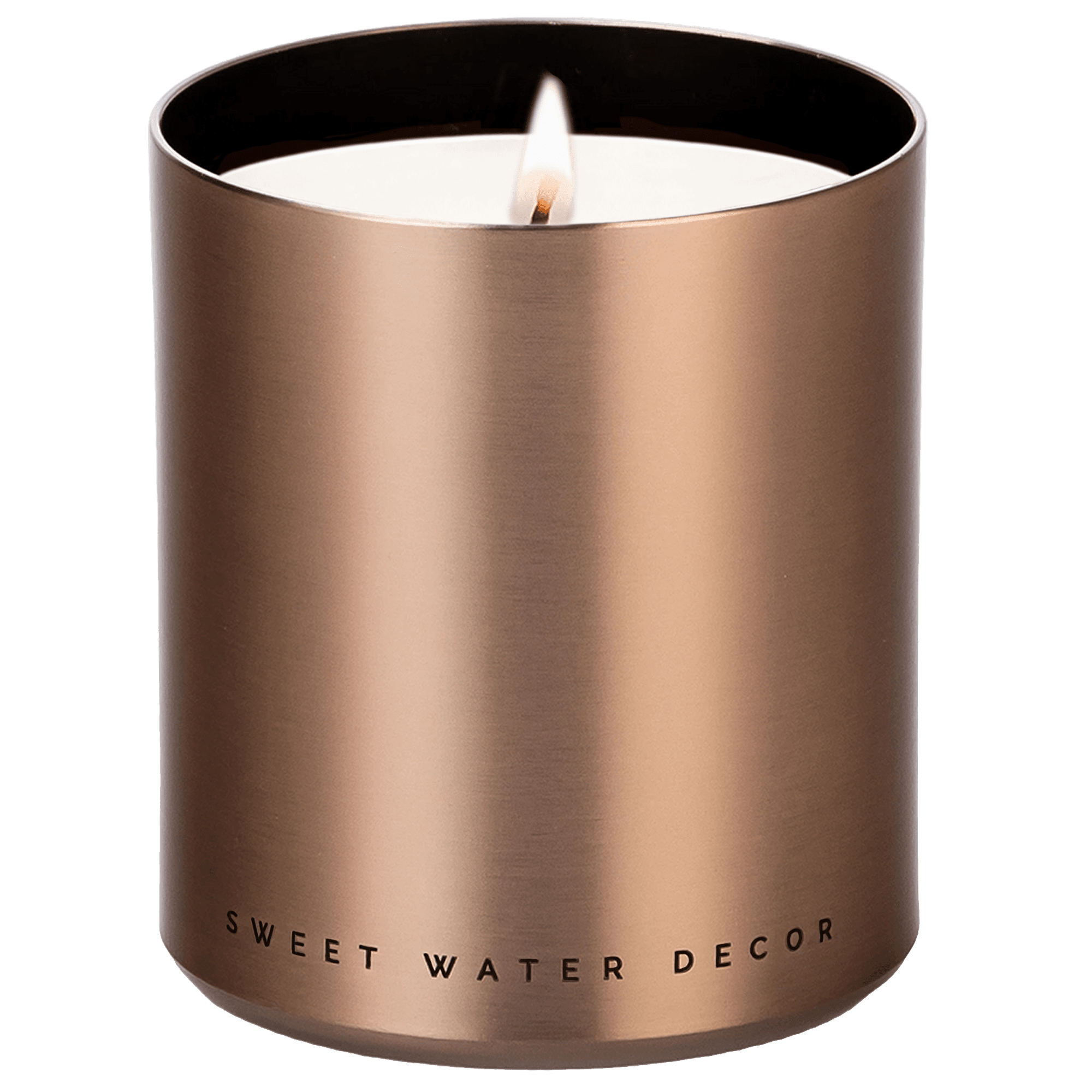 Hello Fall Soy Candle - Bronze Metal Aluminum Jar - 10 oz - Che Cose Belle