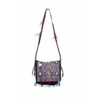Hemp Diamond Cross-body Embroidered Fabric Purse - Thailand - Che Cose Belle