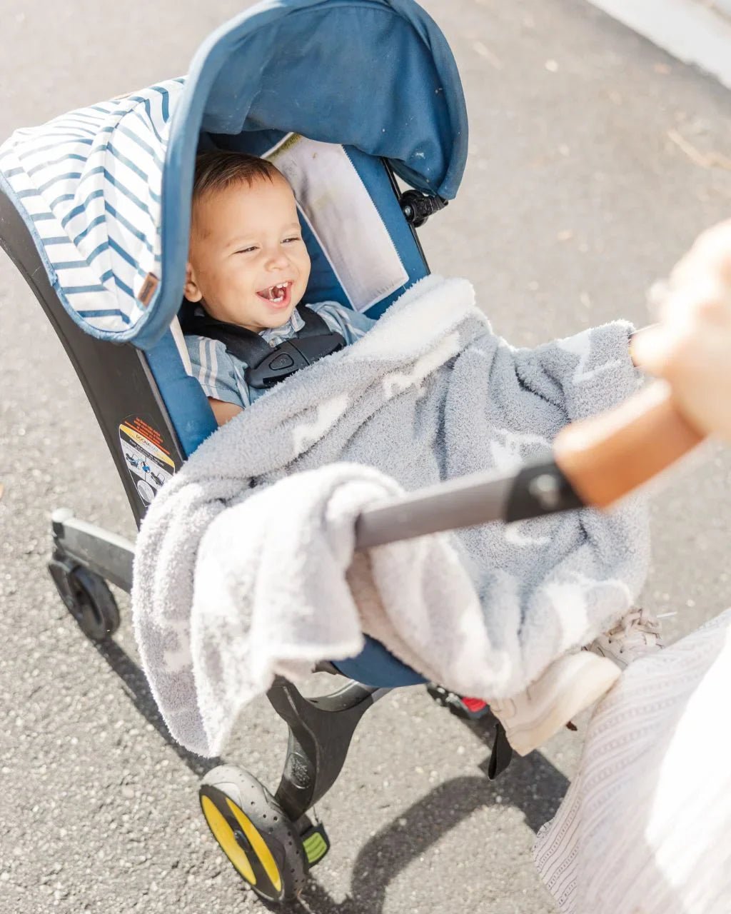 Heron Harmony Baby Blanket - Che Cose Belle