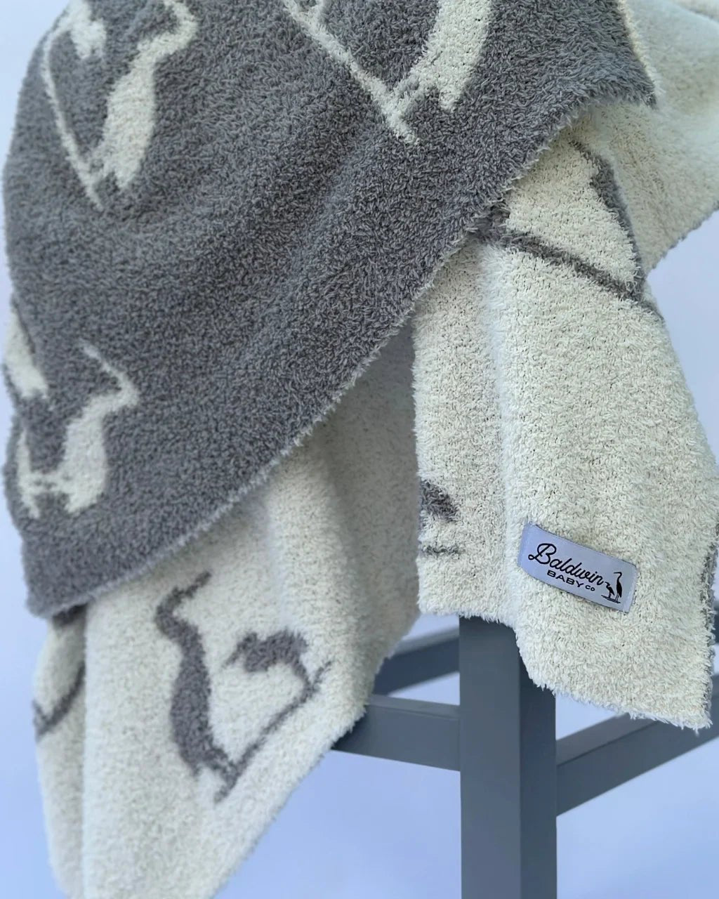 Heron Harmony Baby Blanket - Che Cose Belle