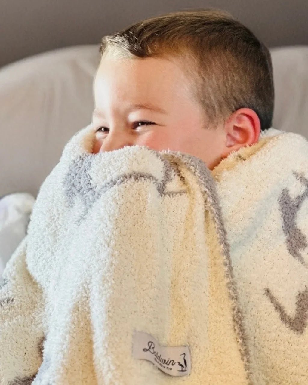 Heron Harmony Baby Blanket - Che Cose Belle