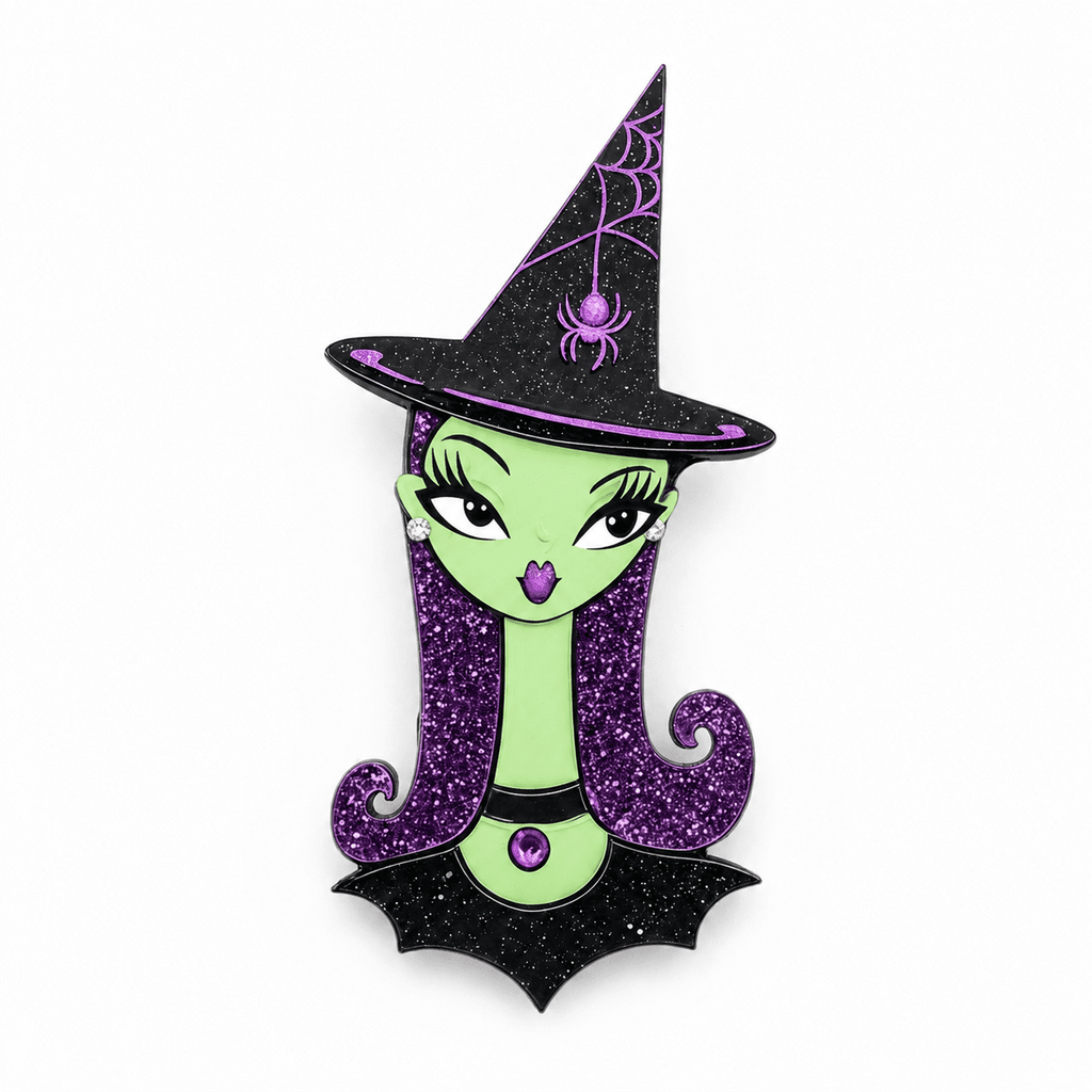 Hex Appeal Spooky Doll Brooch by Miss Fluff x Lipstick & Chrome - Che Cose Belle