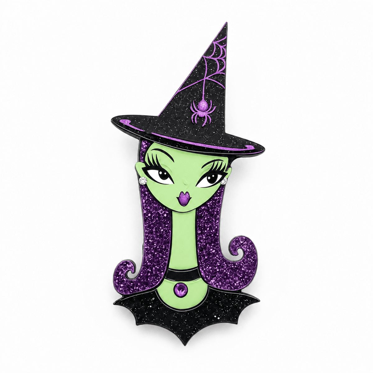 Hex Appeal Spooky Doll Brooch by Miss Fluff x Lipstick & Chrome - Che Cose Belle