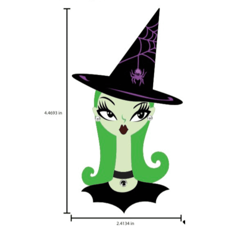 Hex Appeal Spooky Doll Brooch by Miss Fluff x Lipstick & Chrome - Che Cose Belle