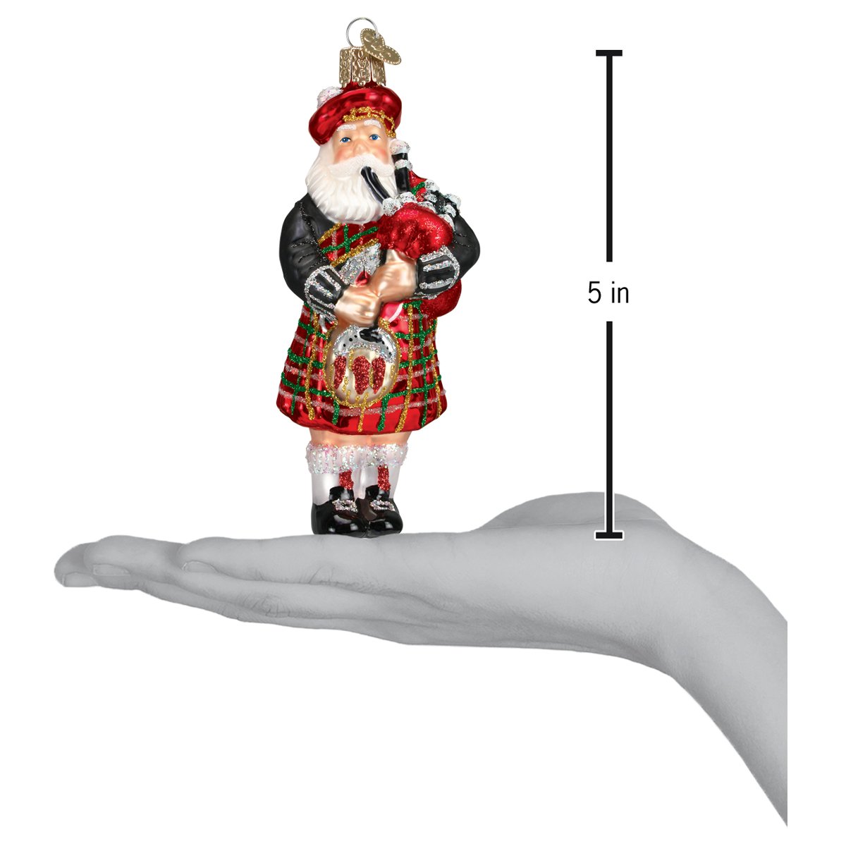 Highland Santa Ornament - Che Cose Belle