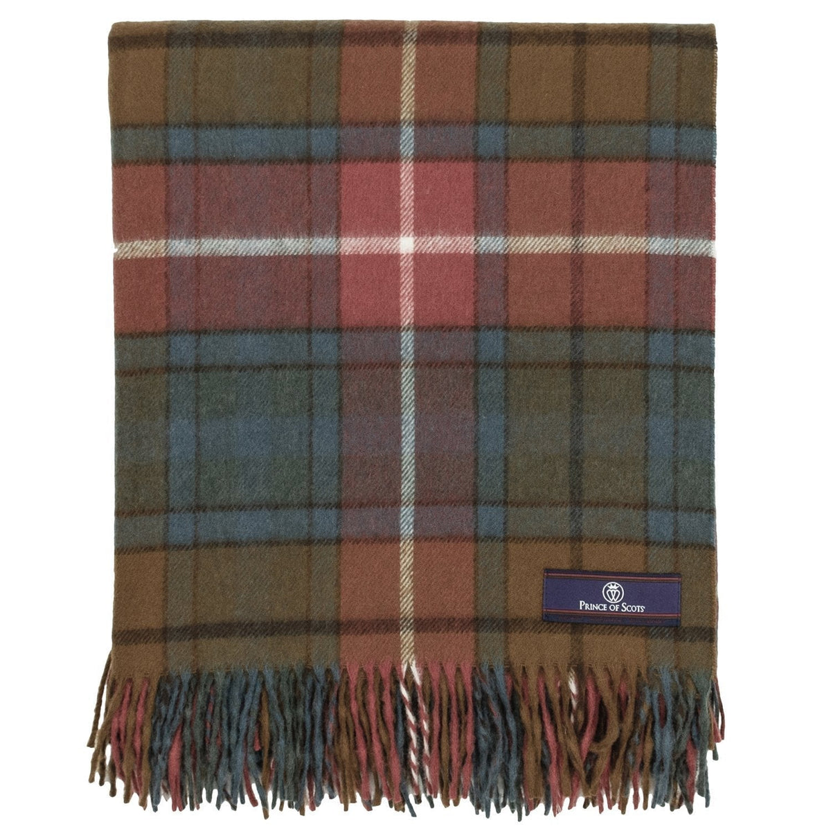 Highland Tartan Tweed Merino Wool Throw - Antique Buchanan - Che Cose Belle