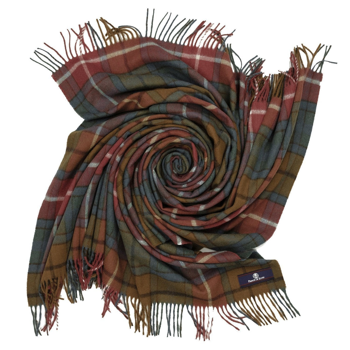 Highland Tartan Tweed Merino Wool Throw - Antique Buchanan - Che Cose Belle