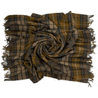 Highland Tweeds Pure New Wool Fluffy Throw ~ Natural Buchanan ~ - Che Cose Belle