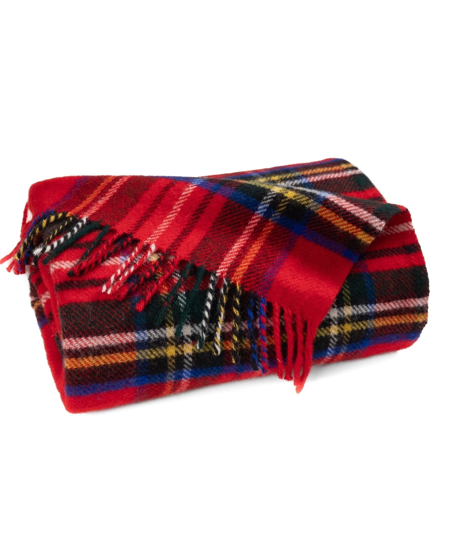 Highland Tweeds Pure New Wool Fluffy Throw ~ Royal Stewart ~ - Che Cose Belle
