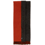 Highland Tweeds Reversible Double Cloth Throw - Orange/Brown - Che Cose Belle