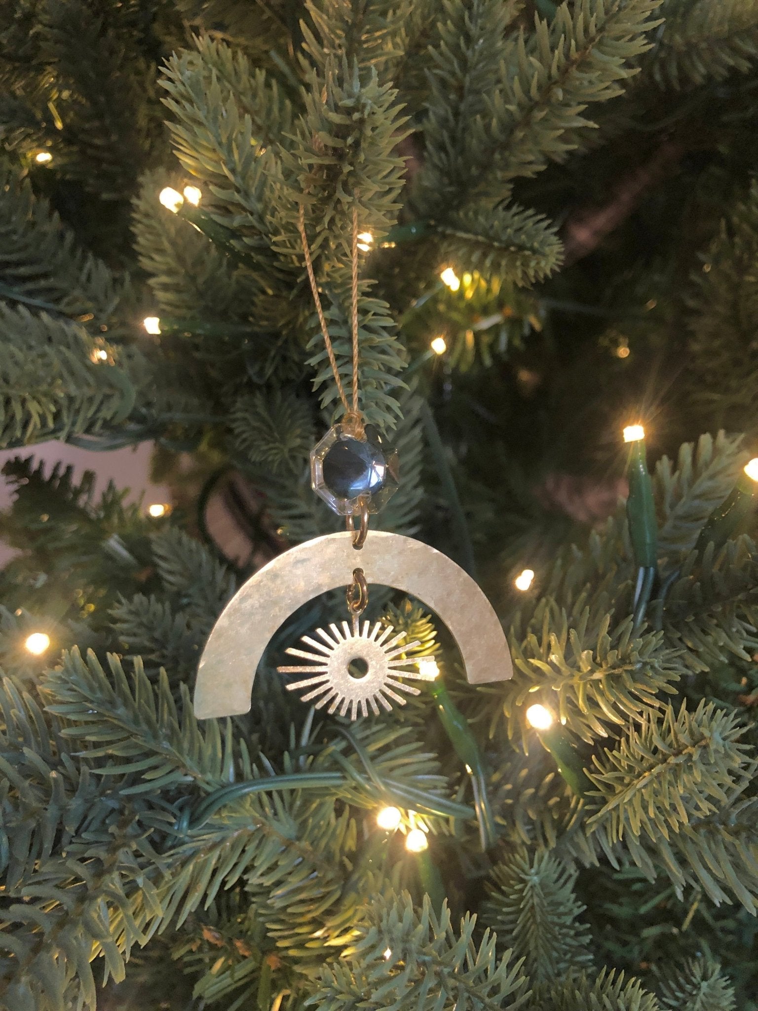 Hindsight Ornament With Vintage Glass Crystal - Che Cose Belle