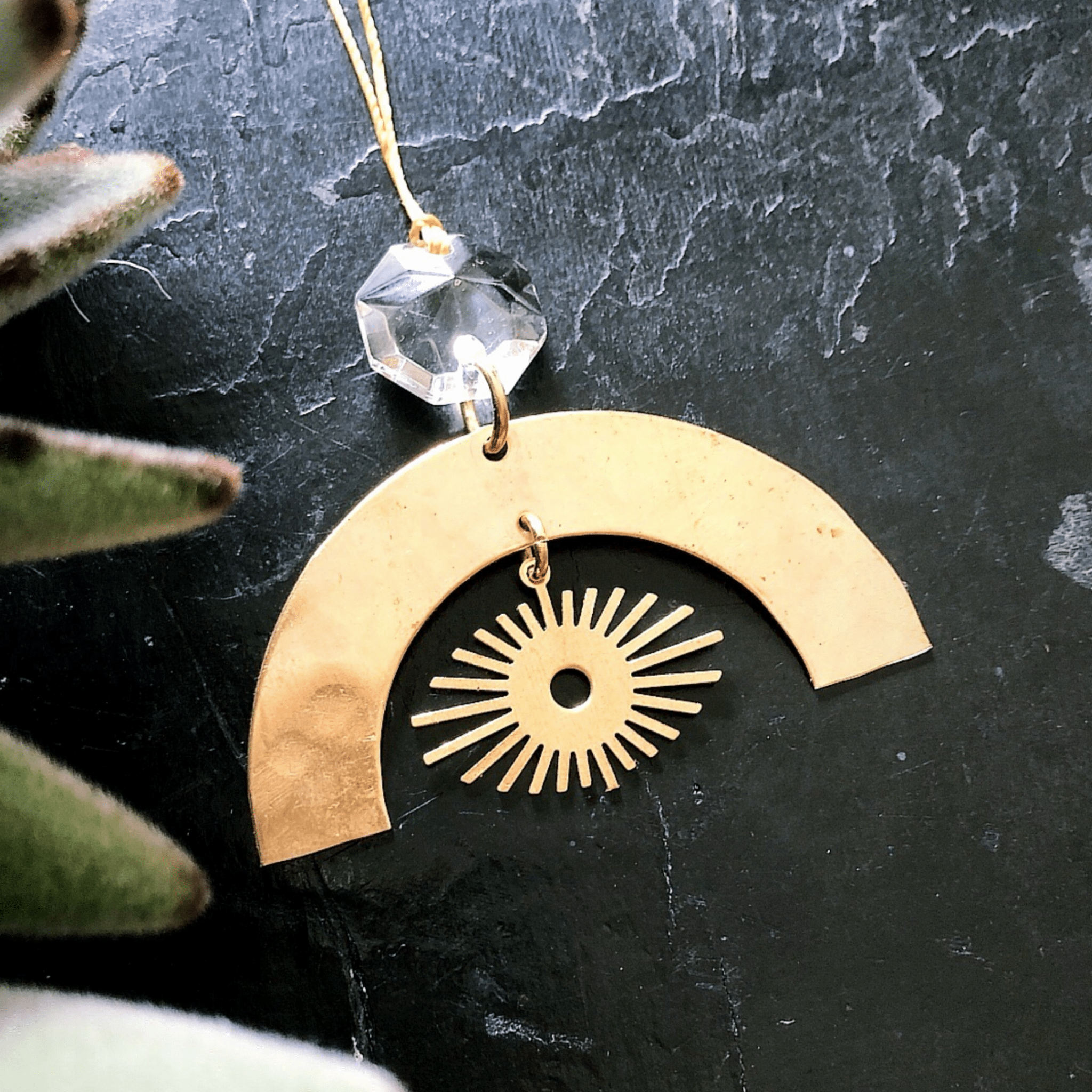 Hindsight Ornament With Vintage Glass Crystal - Che Cose Belle