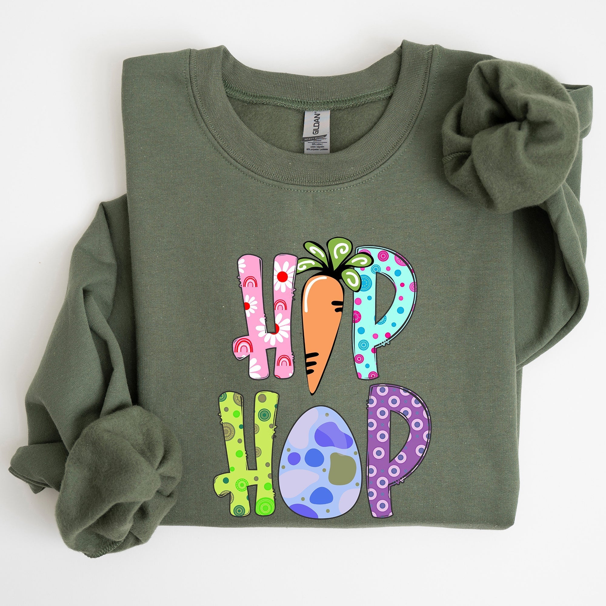 Hip Hop, Easter, Colorful Sweatshirt - Che Cose Belle