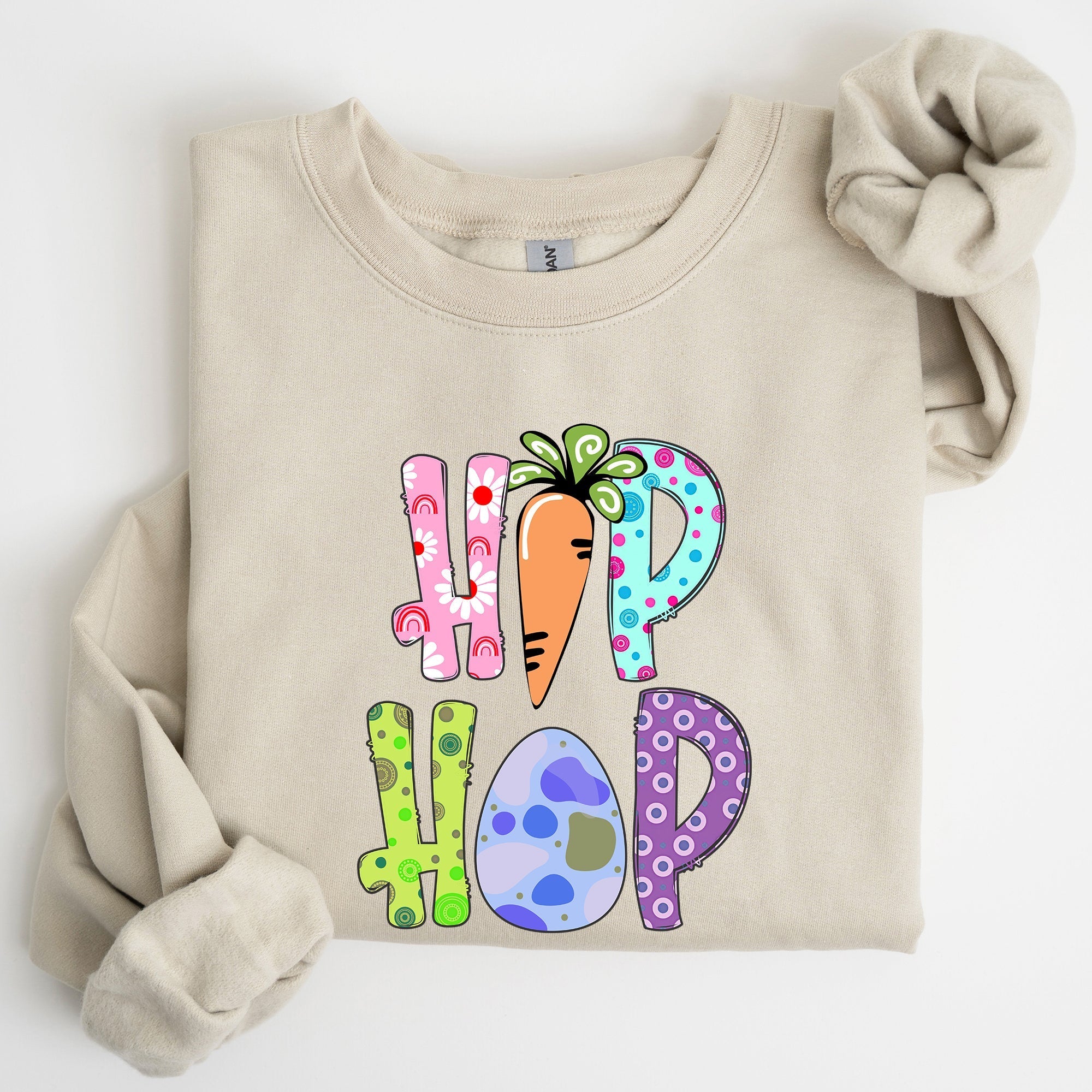 Hip Hop, Easter, Colorful Sweatshirt - Che Cose Belle