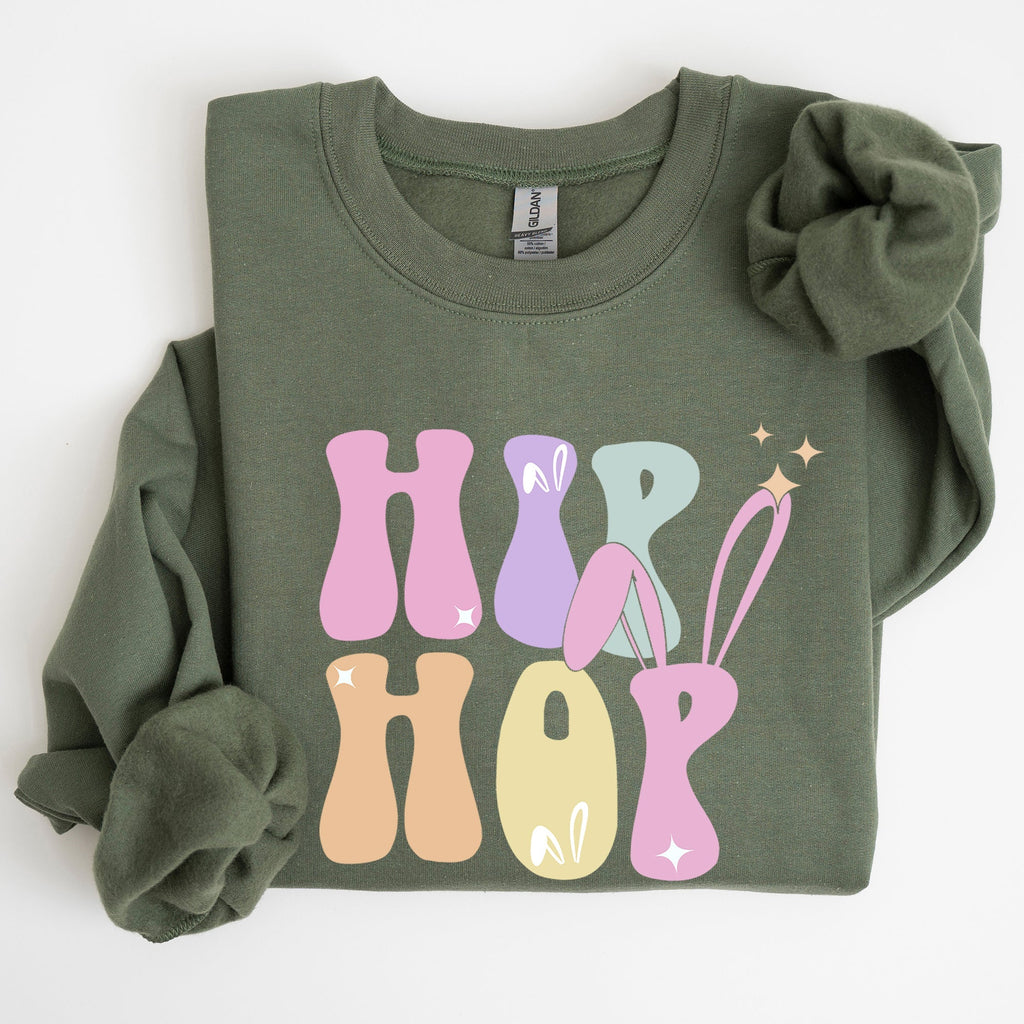 Hip Hop, Retro Easter, Bunny, Rabbit Sweatshirt - Che Cose Belle