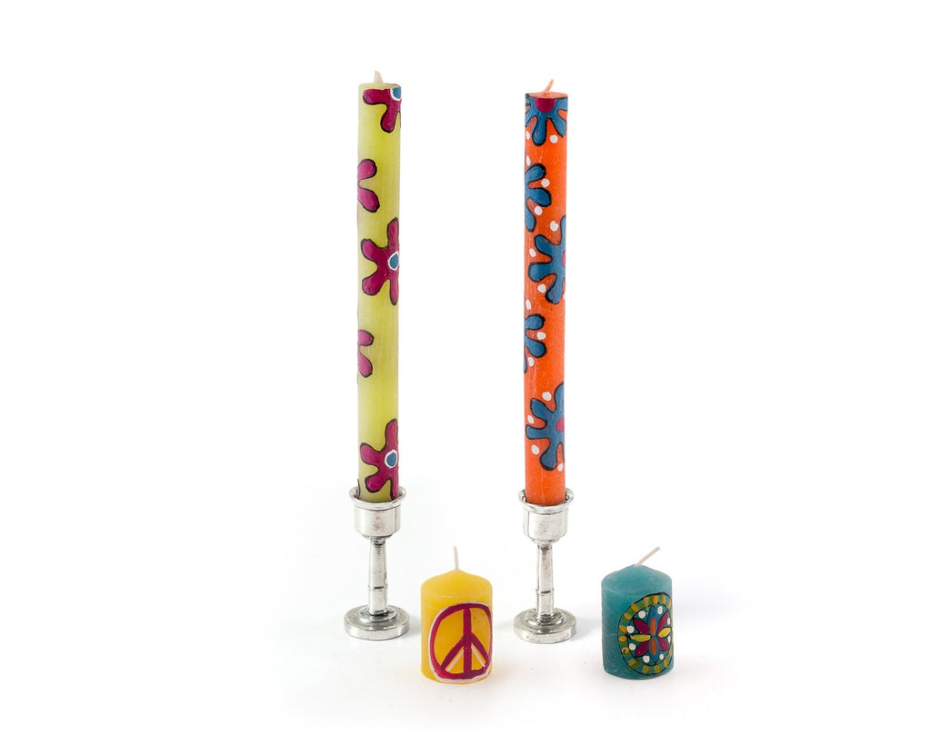 Hippie Painted Candles - Che Cose Belle