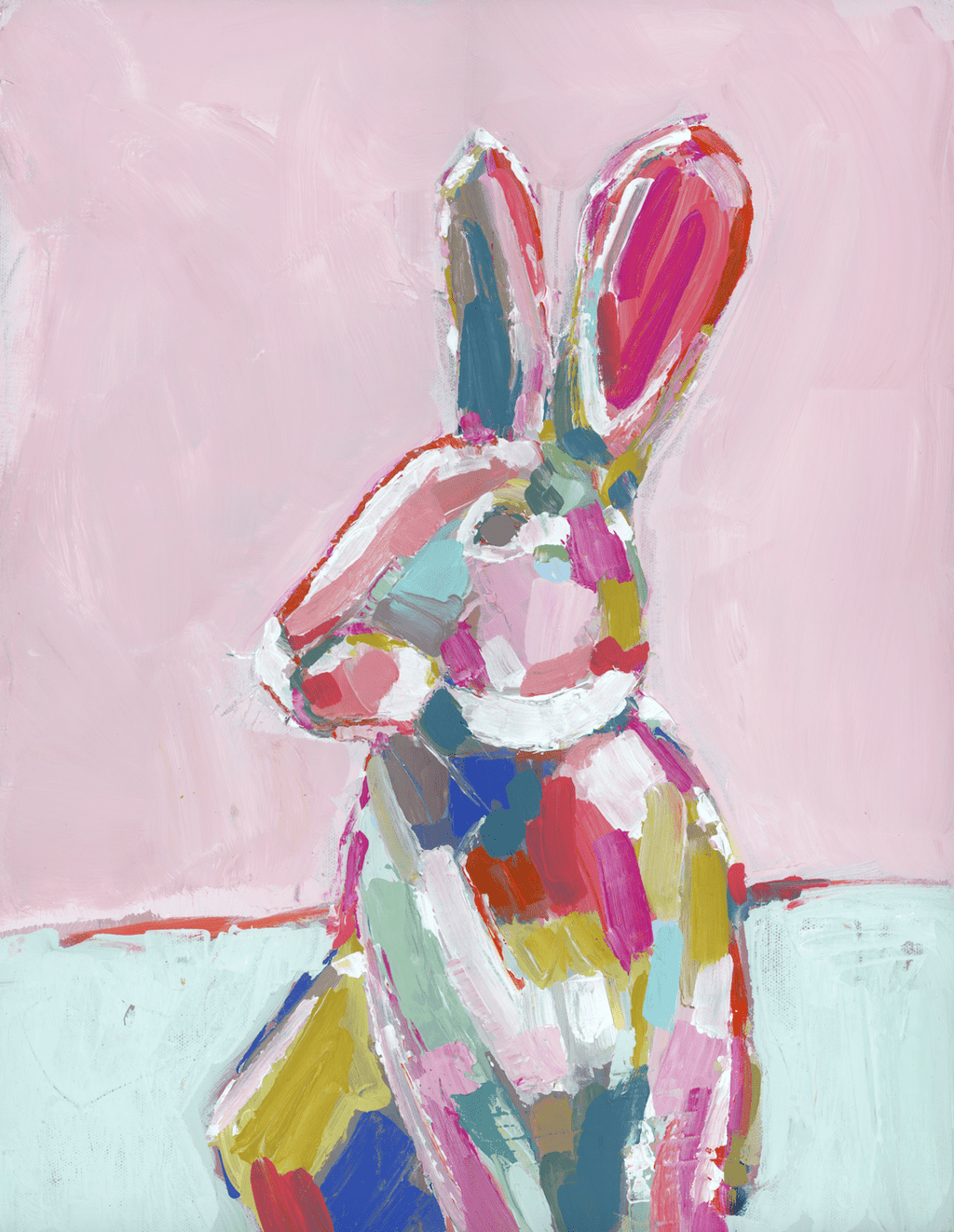 Hippity Hops Bunnies Fine Art Prints - Che Cose Belle