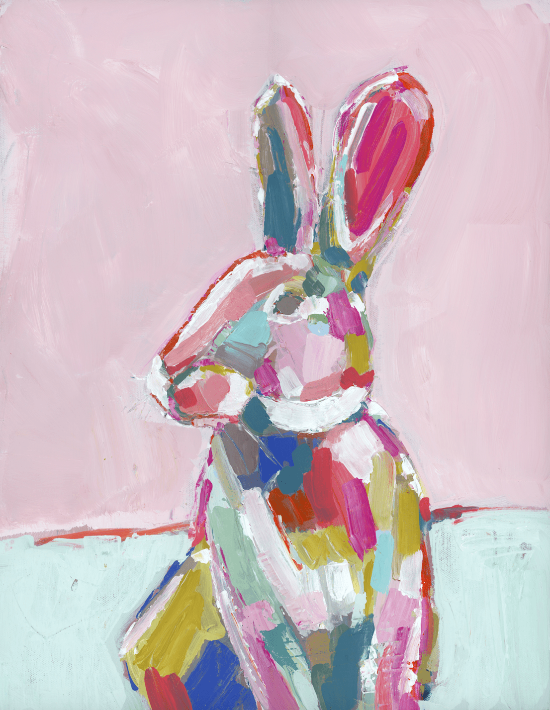 Hippity Hops Bunnies Fine Art Prints - Che Cose Belle