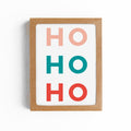 HO HO HO Santa Claus Christmas Card - Boxed Set of 8 Cards - Che Cose Belle